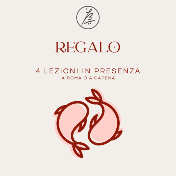 4 lezioni in presenza – Buono regalo